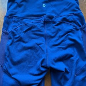 lululemon athletica blue leggings women’s small